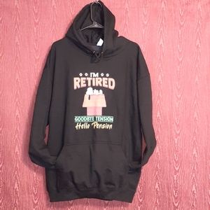 SNOOPY RETIRED SWEATSHIRT HOODIE UNISEX SIZE XL